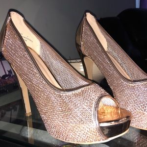 Gold heels
